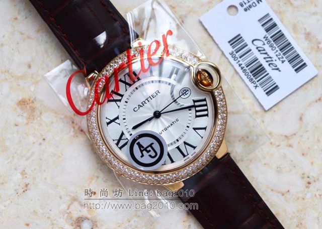 CARTIER手錶 全新v2版 卡地亞藍氣球 卡地亞機械男士腕表 卡地亞大號男款手錶  hds1601